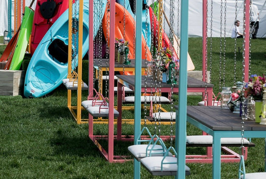 Governors Island Event: Six Custom-Color SwingTables - SwingTables