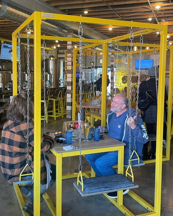 Open Outcry Brewery: SwingTables for Happy Hour - SwingTables