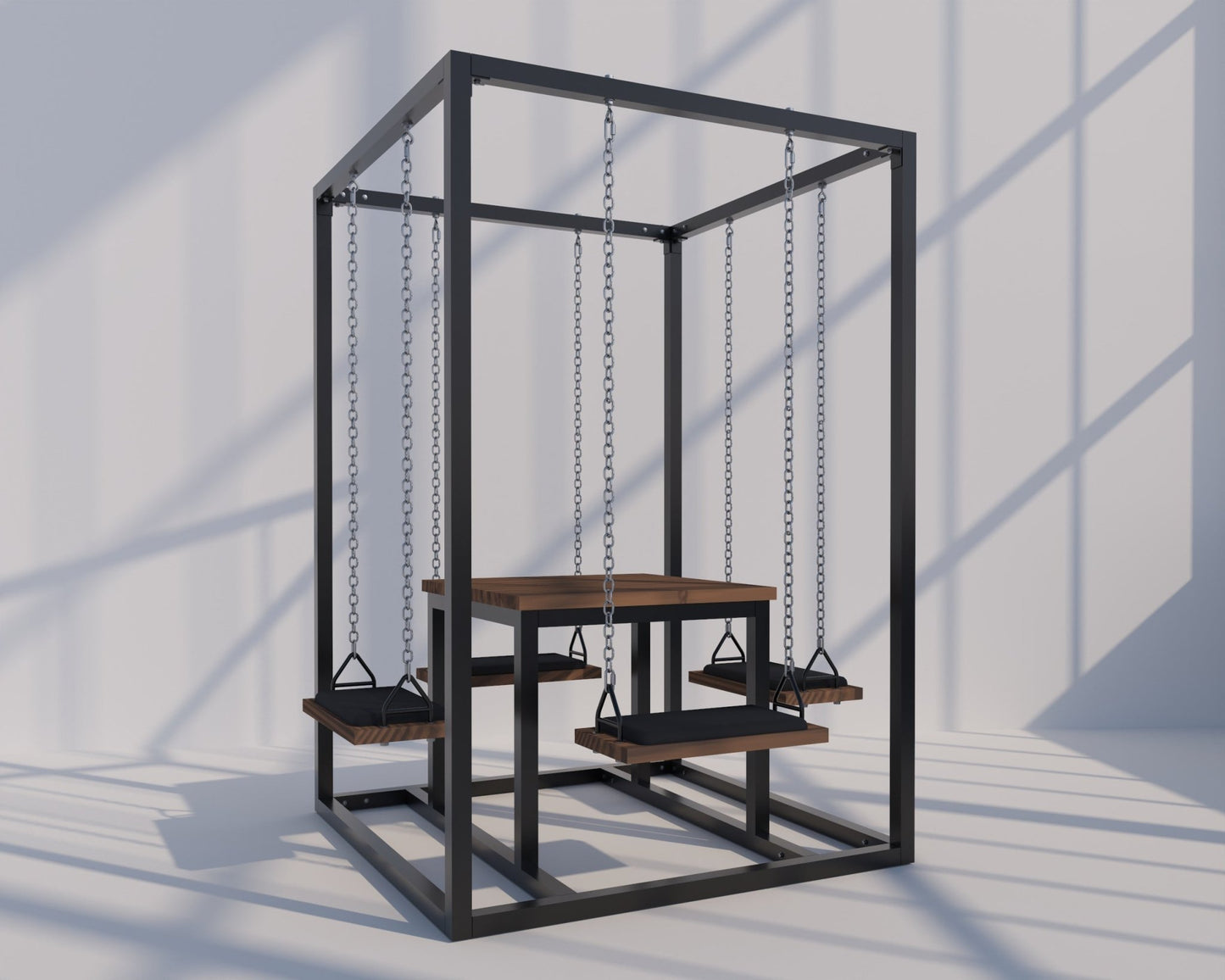 4-Seater SwingTable | Hand-Crafted Swing Table - SwingTables