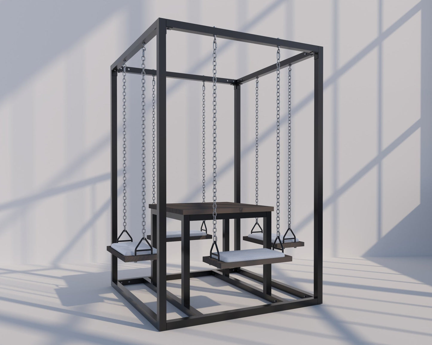 4-Seater SwingTable | Hand-Crafted Swing Table - SwingTables