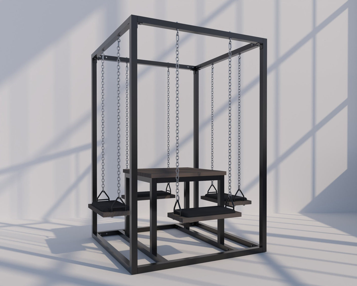 4-Seater SwingTable | Hand-Crafted Swing Table - SwingTables