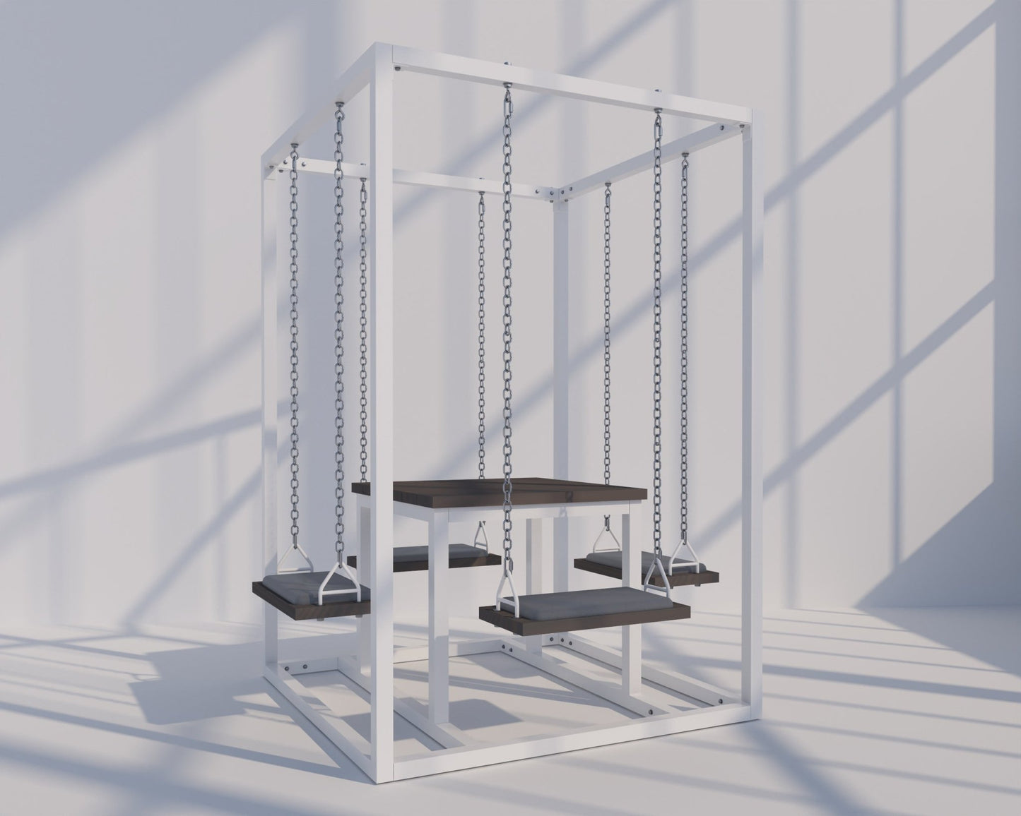 4-Seater SwingTable | Hand-Crafted Swing Table - SwingTables