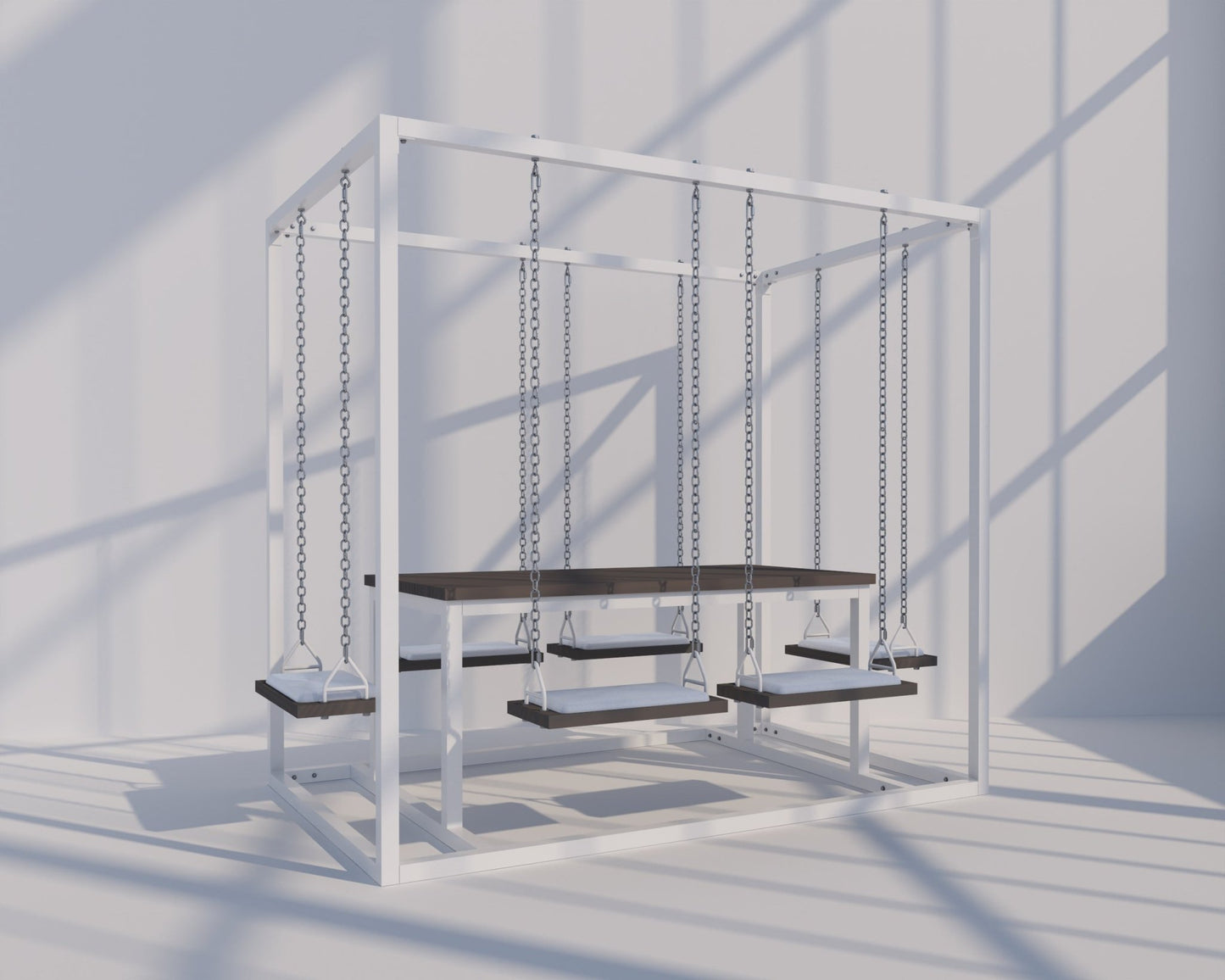 6-Seater SwingTable | Hand-Crafted, Indoor & Outdoor Swing Table - SwingTables