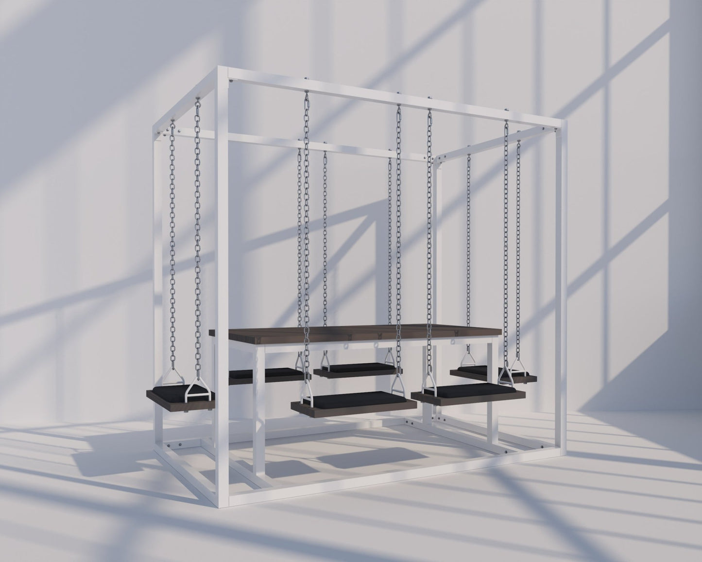 6-Seater SwingTable | Hand-Crafted, Indoor & Outdoor Swing Table - SwingTables