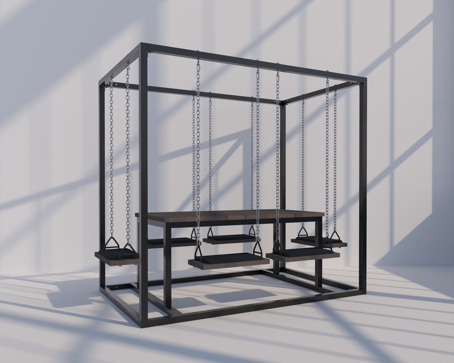 6-Seater SwingTable | Hand-Crafted, Indoor & Outdoor Swing Table - SwingTables