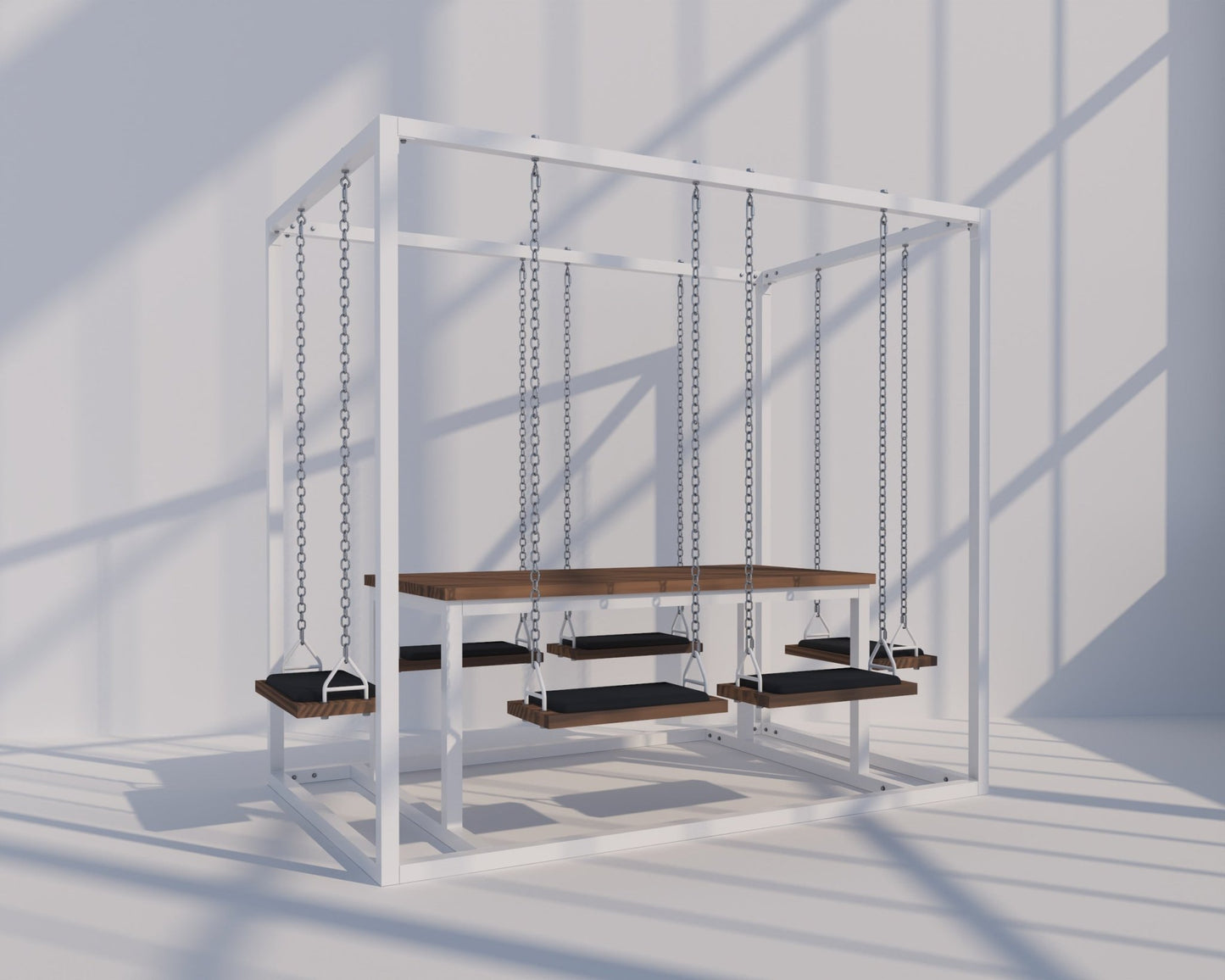 6-Seater SwingTable | Hand-Crafted, Indoor & Outdoor Swing Table - SwingTables