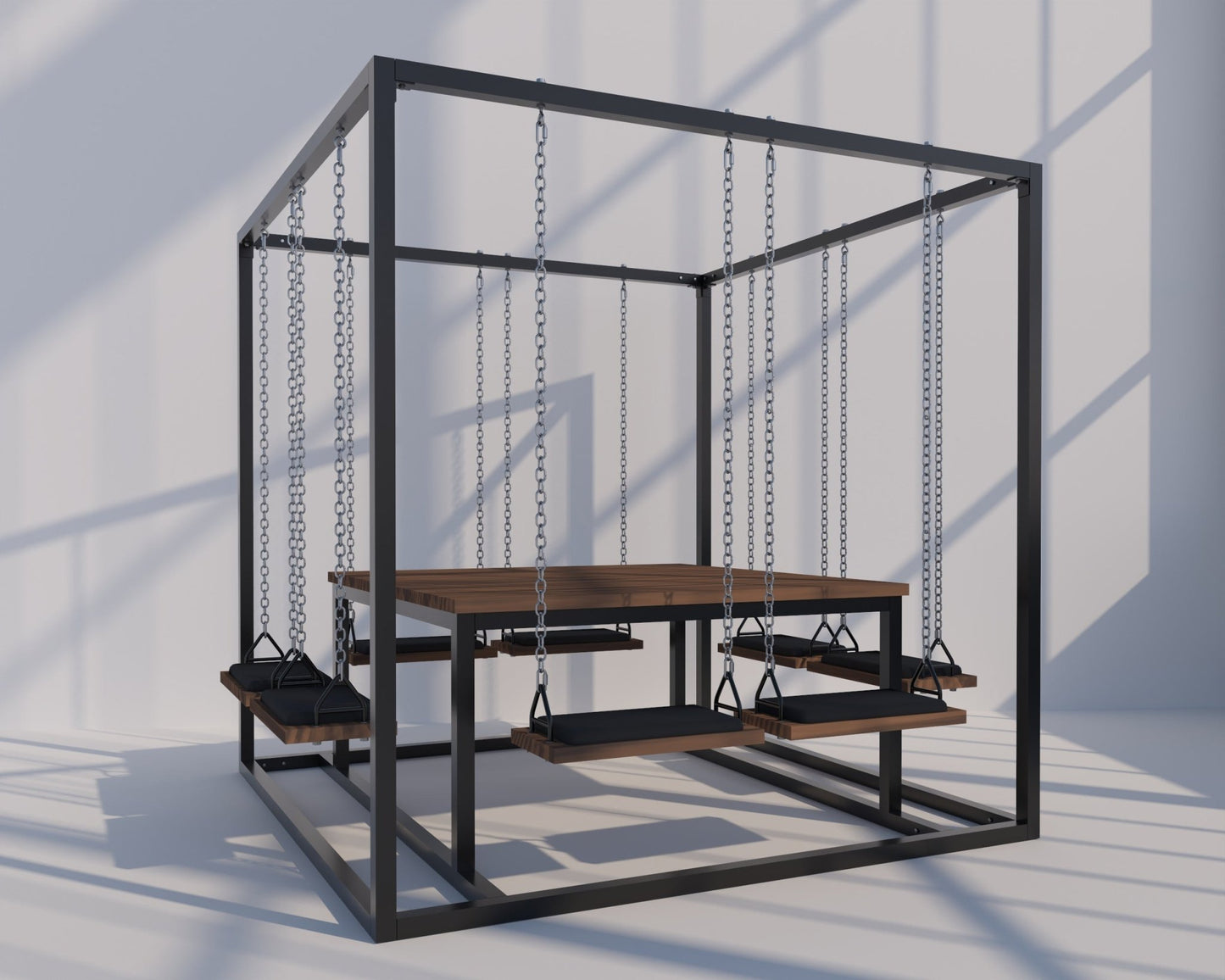 8-Seater SwingTable | Large Hand-Crafted Swing Table - SwingTables