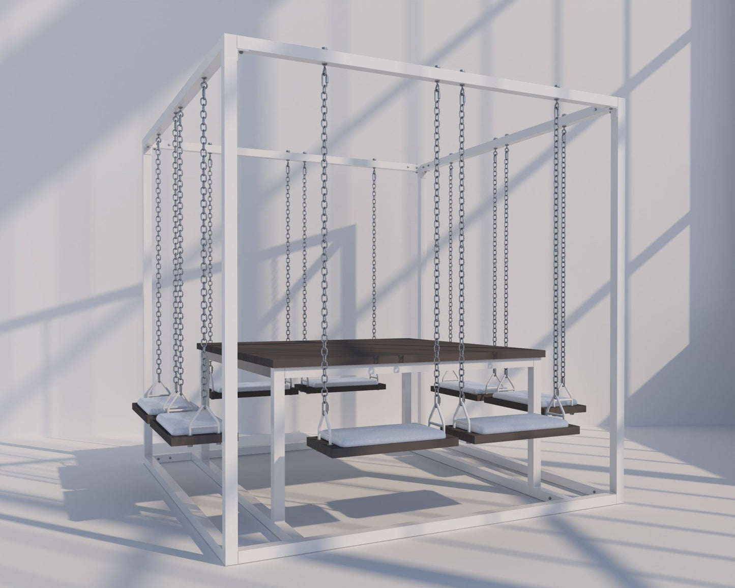 8-Seater SwingTable | Large Hand-Crafted Swing Table - SwingTables