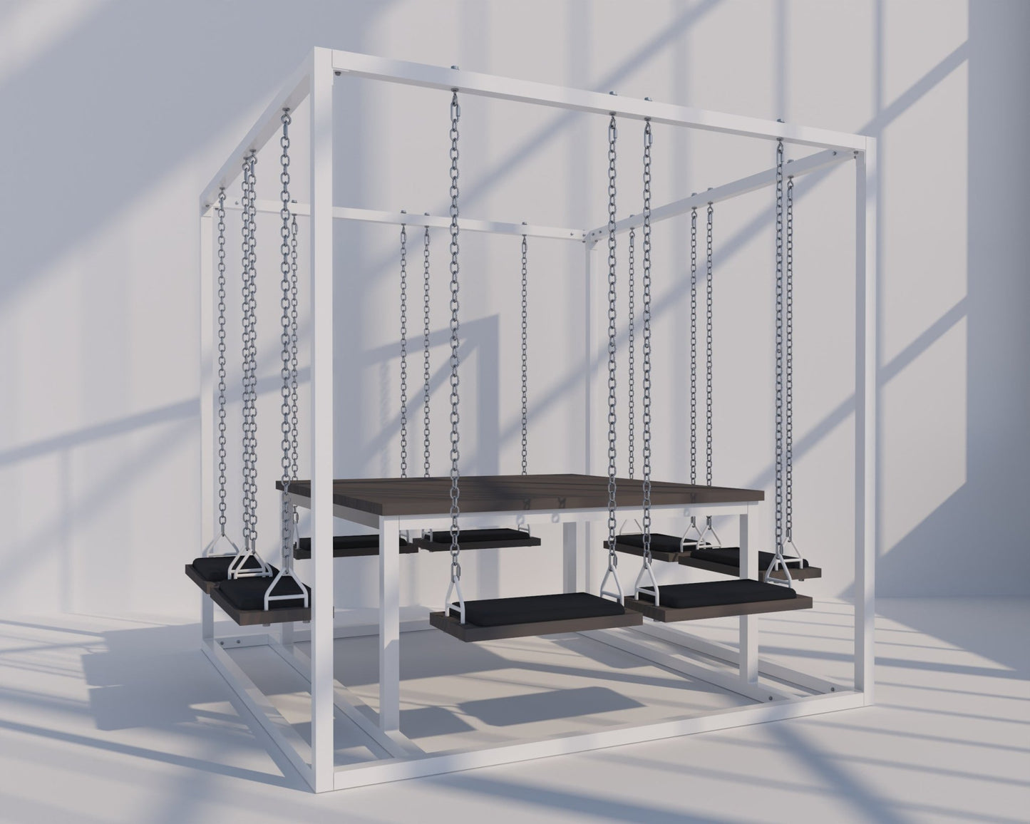 8-Seater SwingTable | Large Hand-Crafted Swing Table - SwingTables