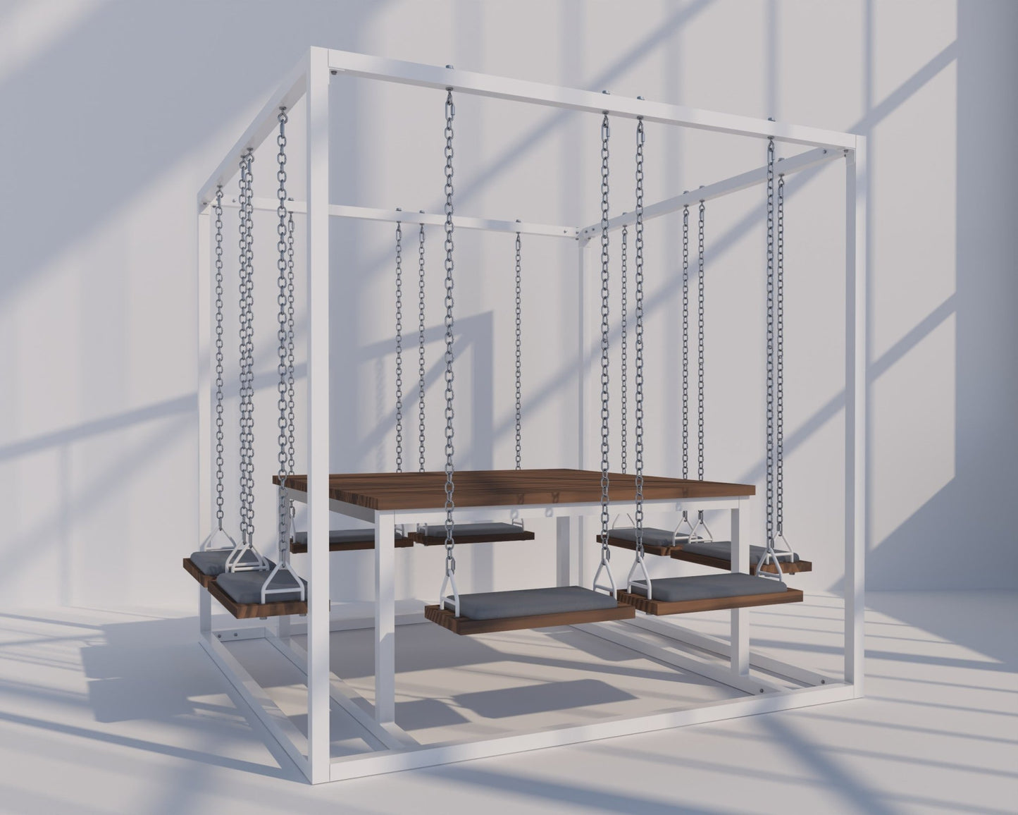 8-Seater SwingTable | Large Hand-Crafted Swing Table - SwingTables