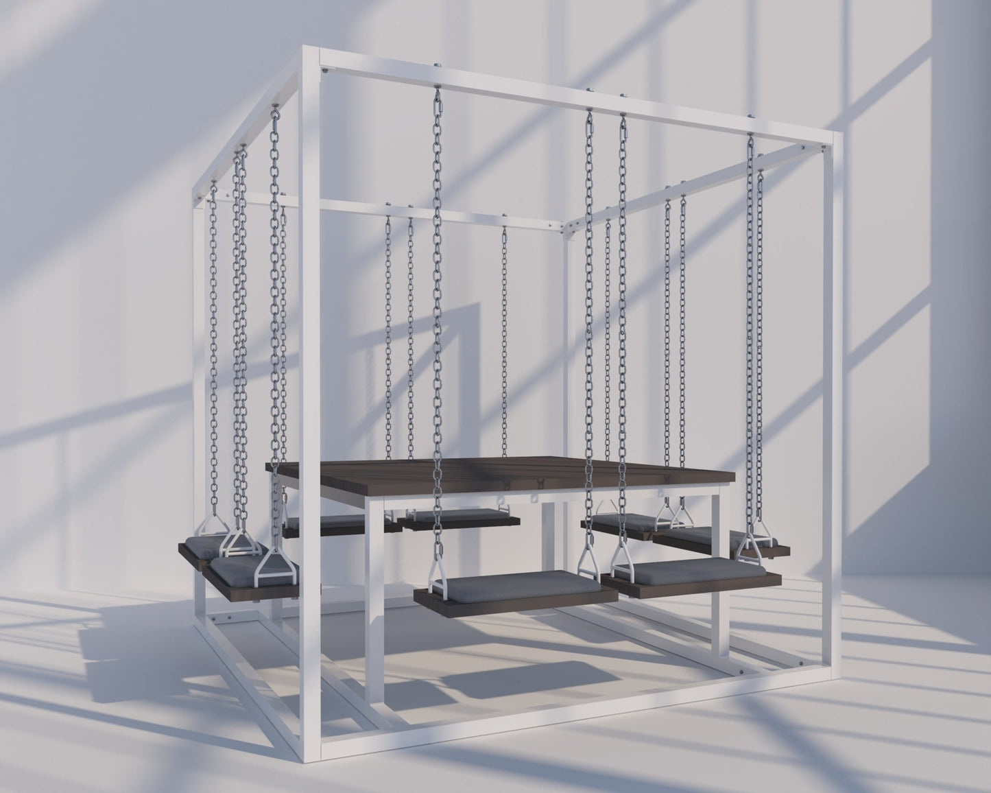 8-Seater SwingTable | Large Hand-Crafted Swing Table - SwingTables