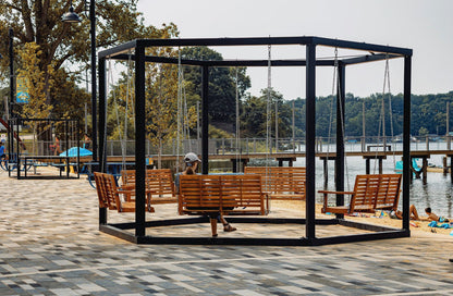 HexSwing | Custom 6-Person Hexagonal Swing - SwingTables