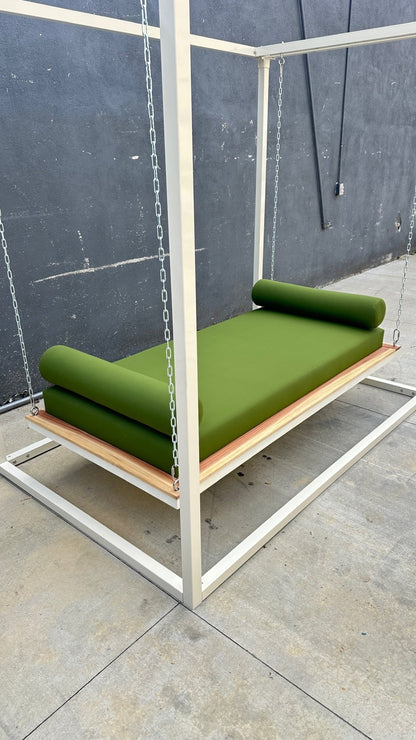 Single SwingBed | Hand-Crafted Hanging Daybed for One - SwingTables