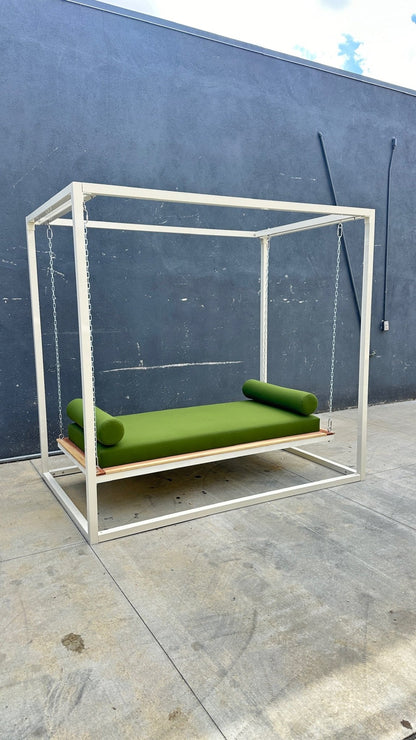 Single SwingBed | Hand-Crafted Hanging Daybed for One - SwingTables